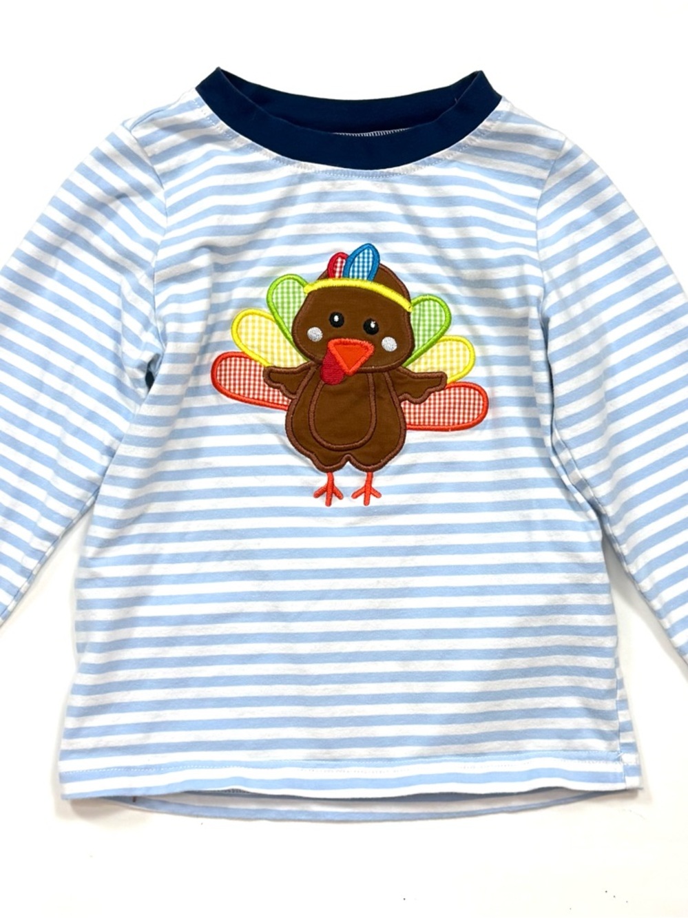 Smock Monkey Striped Turkey T-Shirt